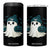 Philadelphia Ghost Halloween 4 in 1 Can Cooler Tumbler Retro Halloween Costume Philadelphia Fan TS10 One Size: 16 oz Black Print Your Wear