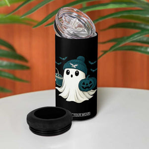 PFE Ghost Halloween 4 in 1 Can Cooler Tumbler Retro Halloween Costume Philly Lover TS10 Print Your Wear
