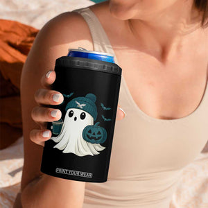 Philadelphia Ghost Halloween 4 in 1 Can Cooler Tumbler Retro Halloween Costume Philadelphia Fan TS10 Print Your Wear