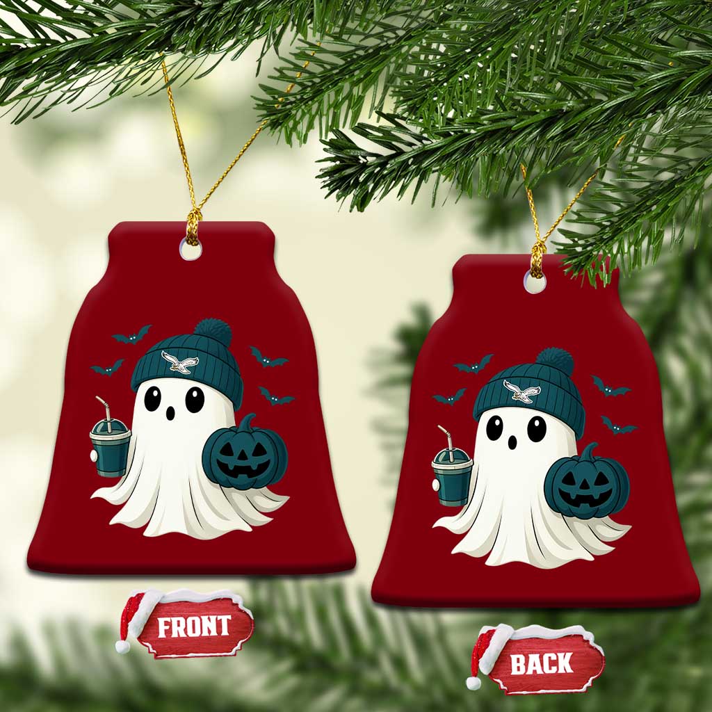 PFE Ghost Halloween Ceramic Ornament Retro Halloween Costume Philly Lover TS10 Print Your Wear