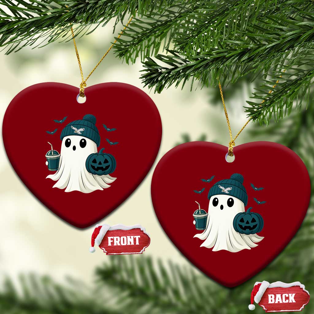 PFE Ghost Halloween Ceramic Ornament Retro Halloween Costume Philly Lover TS10 Print Your Wear