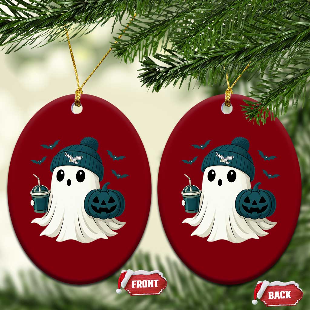 PFE Ghost Halloween Ceramic Ornament Retro Halloween Costume Philly Lover TS10 Print Your Wear
