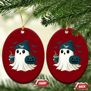 PFE Ghost Halloween Ceramic Ornament Retro Halloween Costume Philly Lover TS10 Print Your Wear