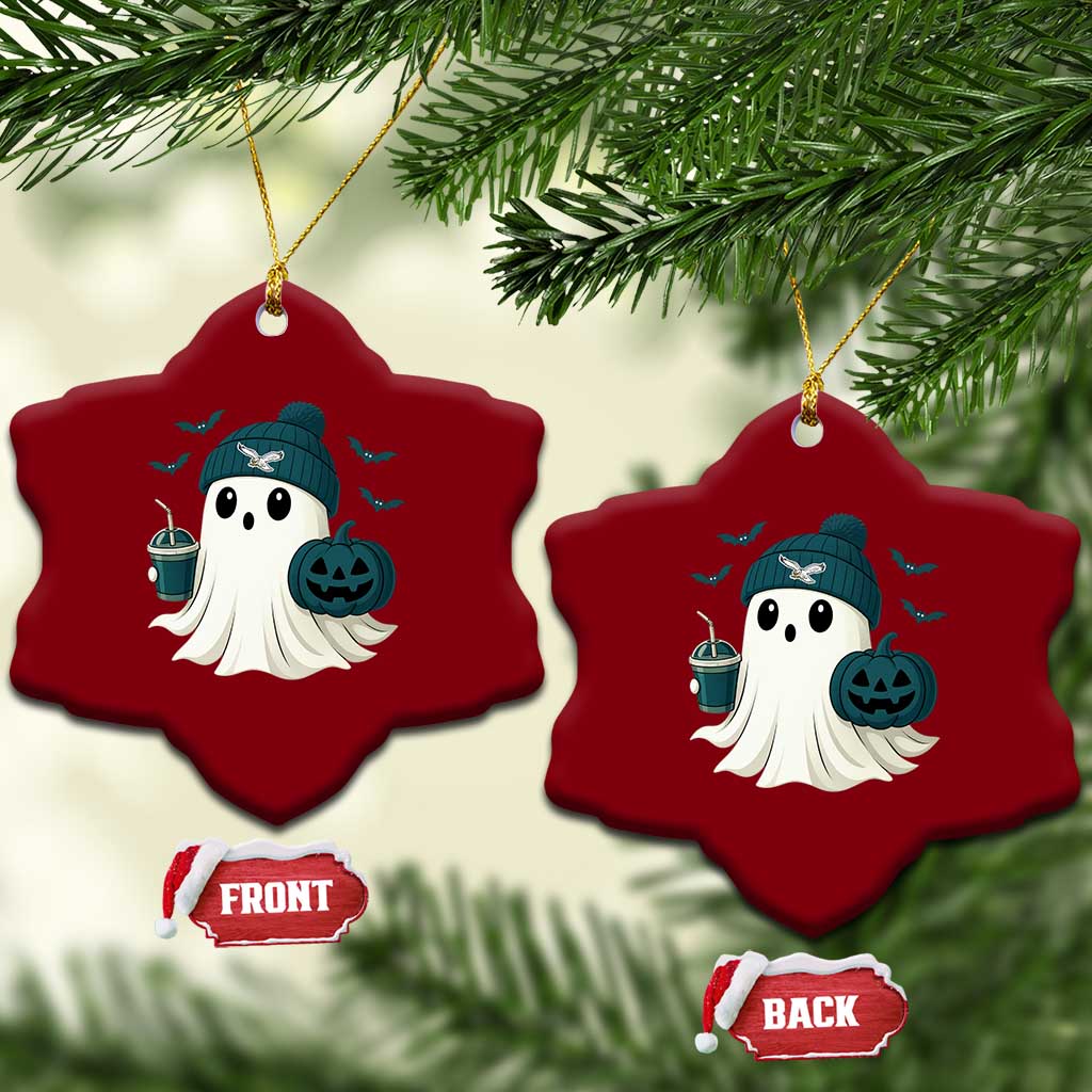 PFE Ghost Halloween Ceramic Ornament Retro Halloween Costume Philly Lover TS10 Print Your Wear