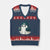 Philadelphia Ghost Halloween V-Neck Knit Sweater Vest Retro Halloween Costume Philadelphia Fan TS10 Navy Red Print Your Wear