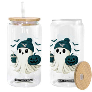 PFE Ghost Halloween Glass Can Retro Halloween Costume Philly Lover TS10 Print Your Wear