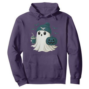 Philadelphia Ghost Halloween Hoodie Retro Halloween Costume Philadelphia Fan TS10 Purple Print Your Wear