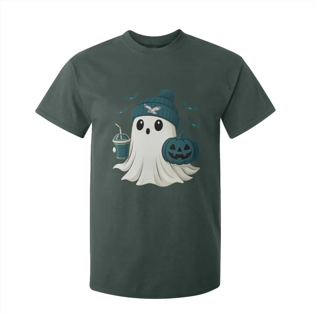 PFE Ghost Halloween T Shirt For Kid Retro Halloween Costume Philly Lover TS10 Dark Forest Green Print Your Wear