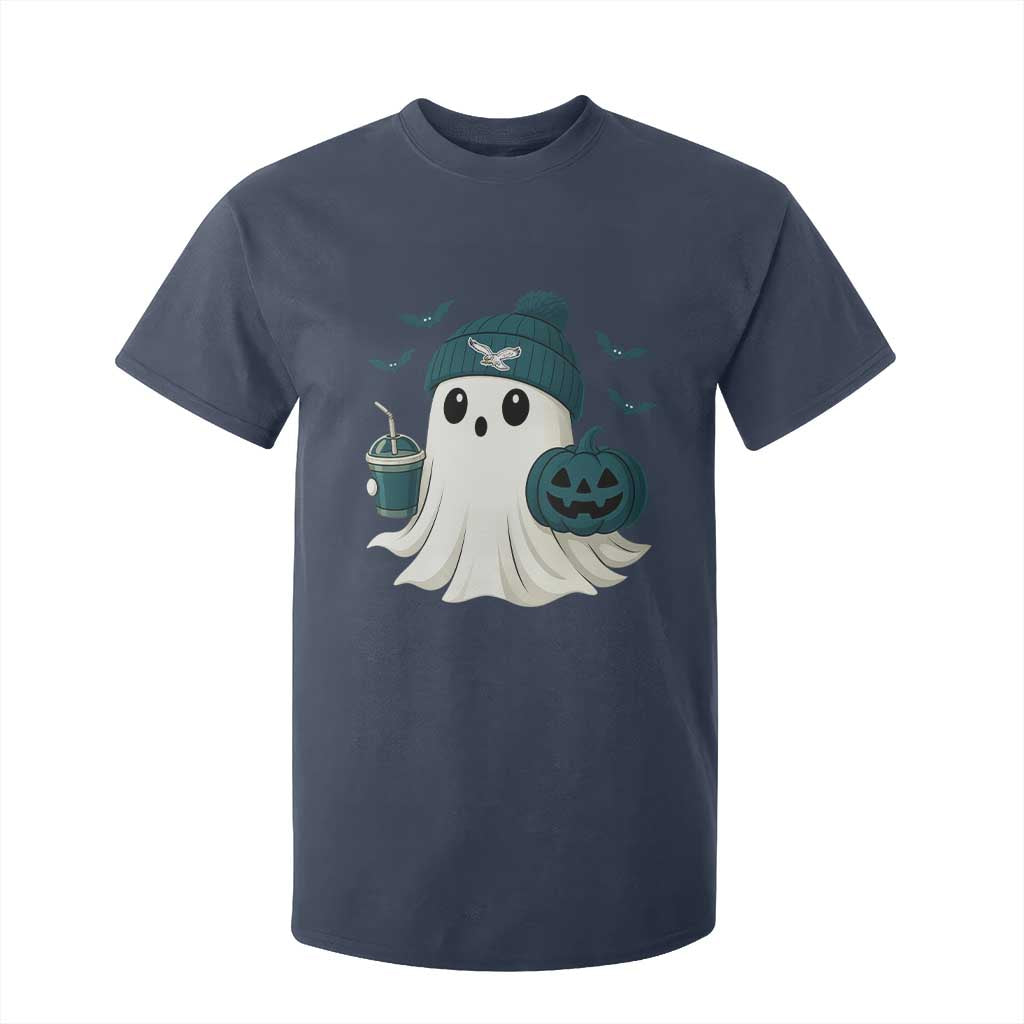 PFE Ghost Halloween T Shirt For Kid Retro Halloween Costume Philly Lover TS10 Navy Print Your Wear