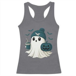 PFE Ghost Halloween Racerback Tank Top Retro Halloween Costume Philly Lover TS10 Charcoal Print Your Wear
