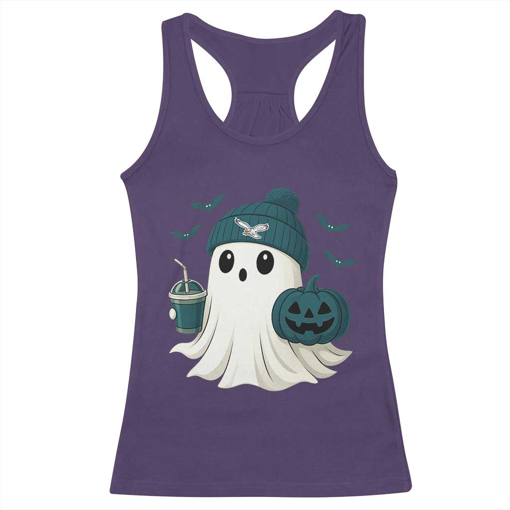 PFE Ghost Halloween Racerback Tank Top Retro Halloween Costume Philly Lover TS10 Purple Print Your Wear