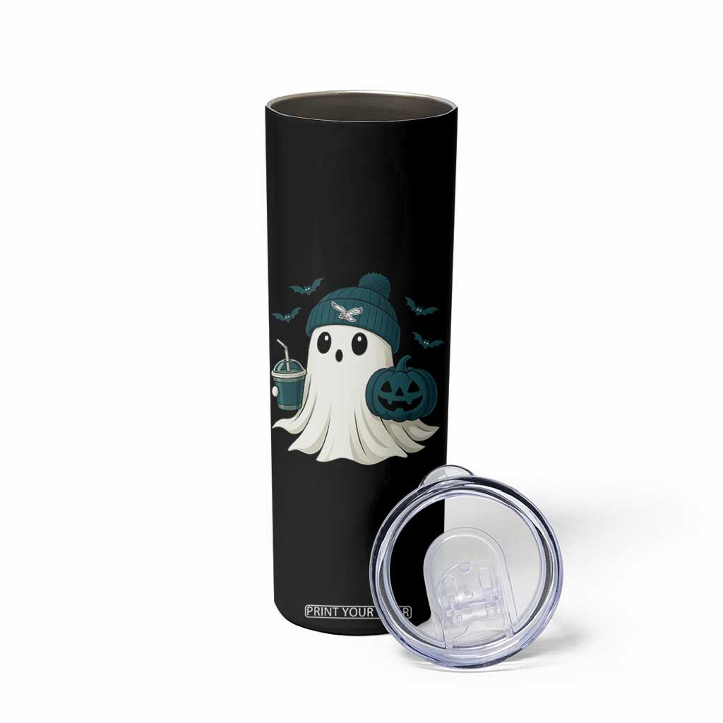 PFE Ghost Halloween Skinny Tumbler Retro Halloween Costume Philly Lover TS10 Print Your Wear