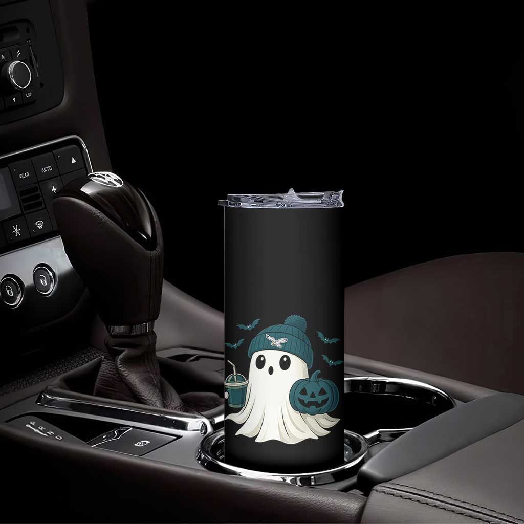 PFE Ghost Halloween Skinny Tumbler Retro Halloween Costume Philly Lover TS10 Print Your Wear