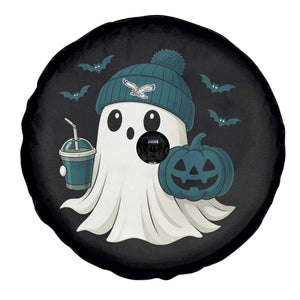 PFE Ghost Halloween Spare Tire Cover Retro Halloween Costume Philly Lover TS10 Print Your Wear