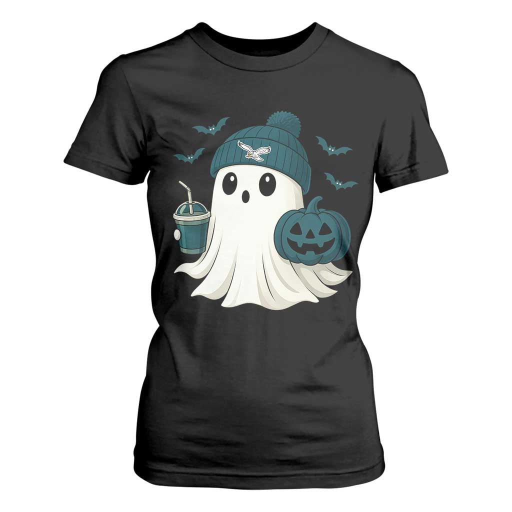 PFE Ghost Halloween T Shirt For Women Retro Halloween Costume Philly Lover TS10 Black Print Your Wear