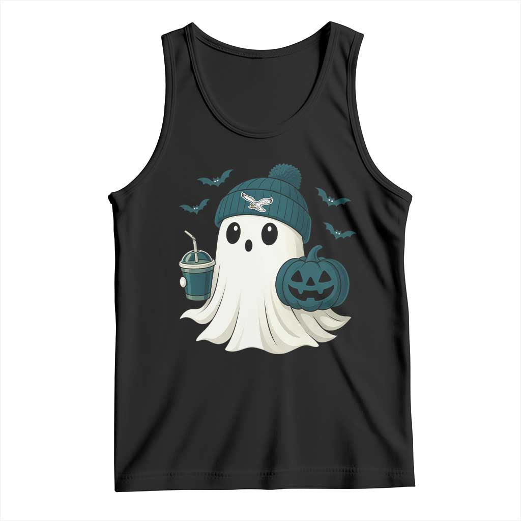 Philadelphia Ghost Halloween Tank Top Retro Halloween Costume Philadelphia Fan TS10 Black Print Your Wear
