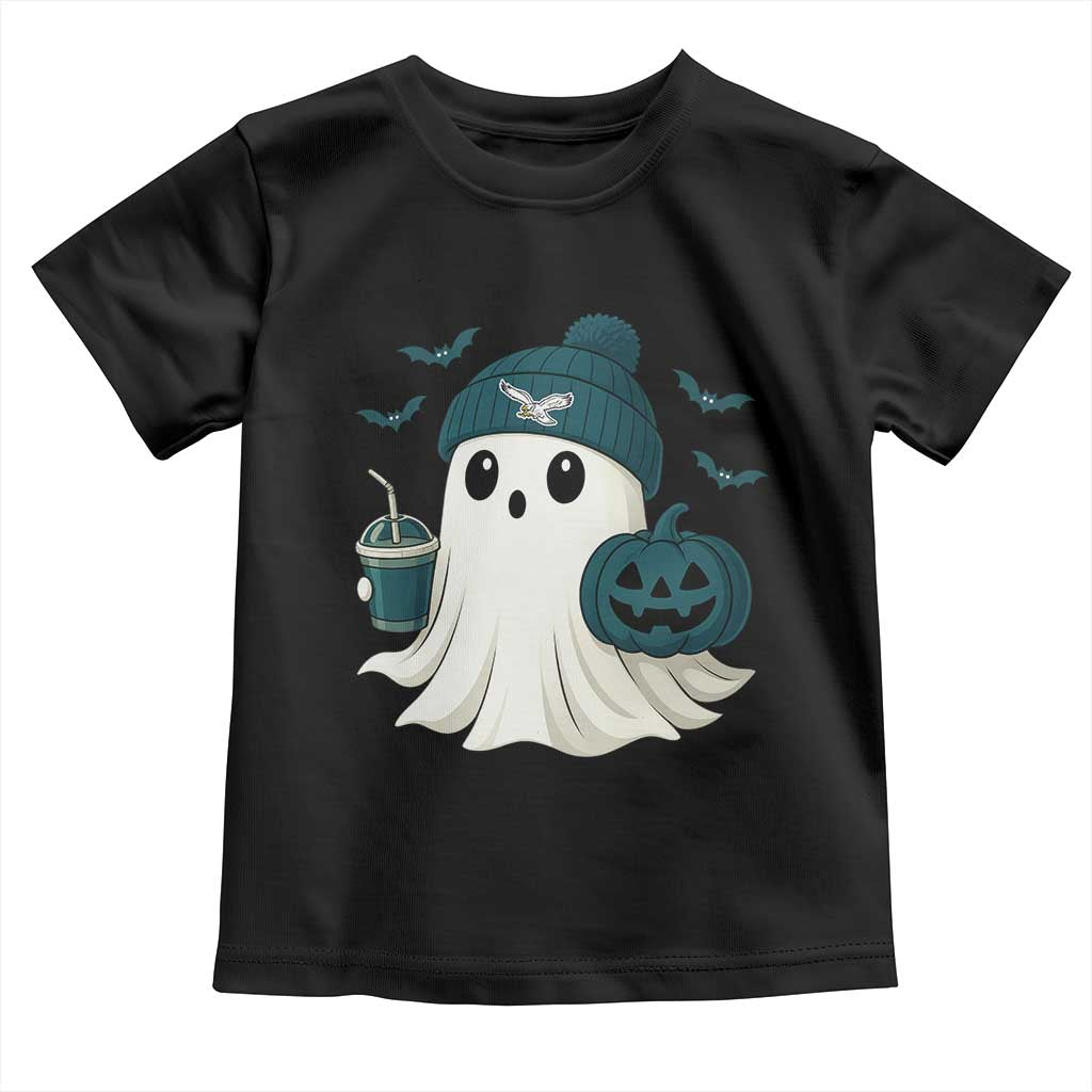 Philadelphia Ghost Halloween Toddler T Shirt Retro Halloween Costume Philadelphia Fan TS10 Black Print Your Wear