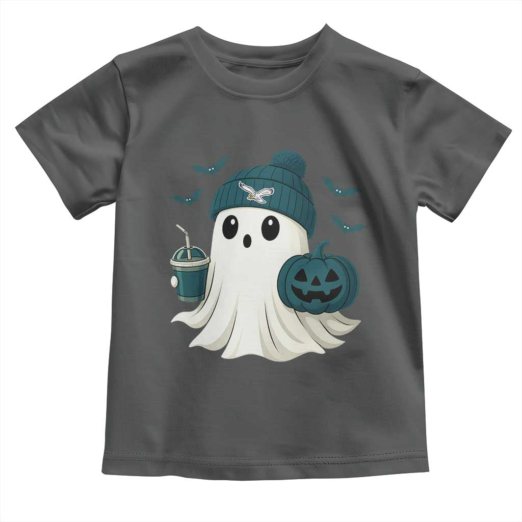 PFE Ghost Halloween Toddler T Shirt Retro Halloween Costume Philly Lover TS10 Dark Heather Print Your Wear