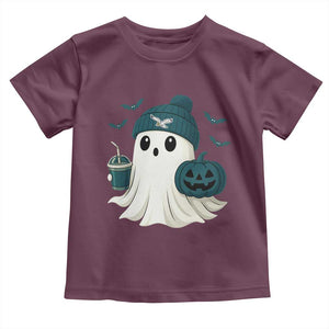 Philadelphia Ghost Halloween Toddler T Shirt Retro Halloween Costume Philadelphia Fan TS10 Maroon Print Your Wear