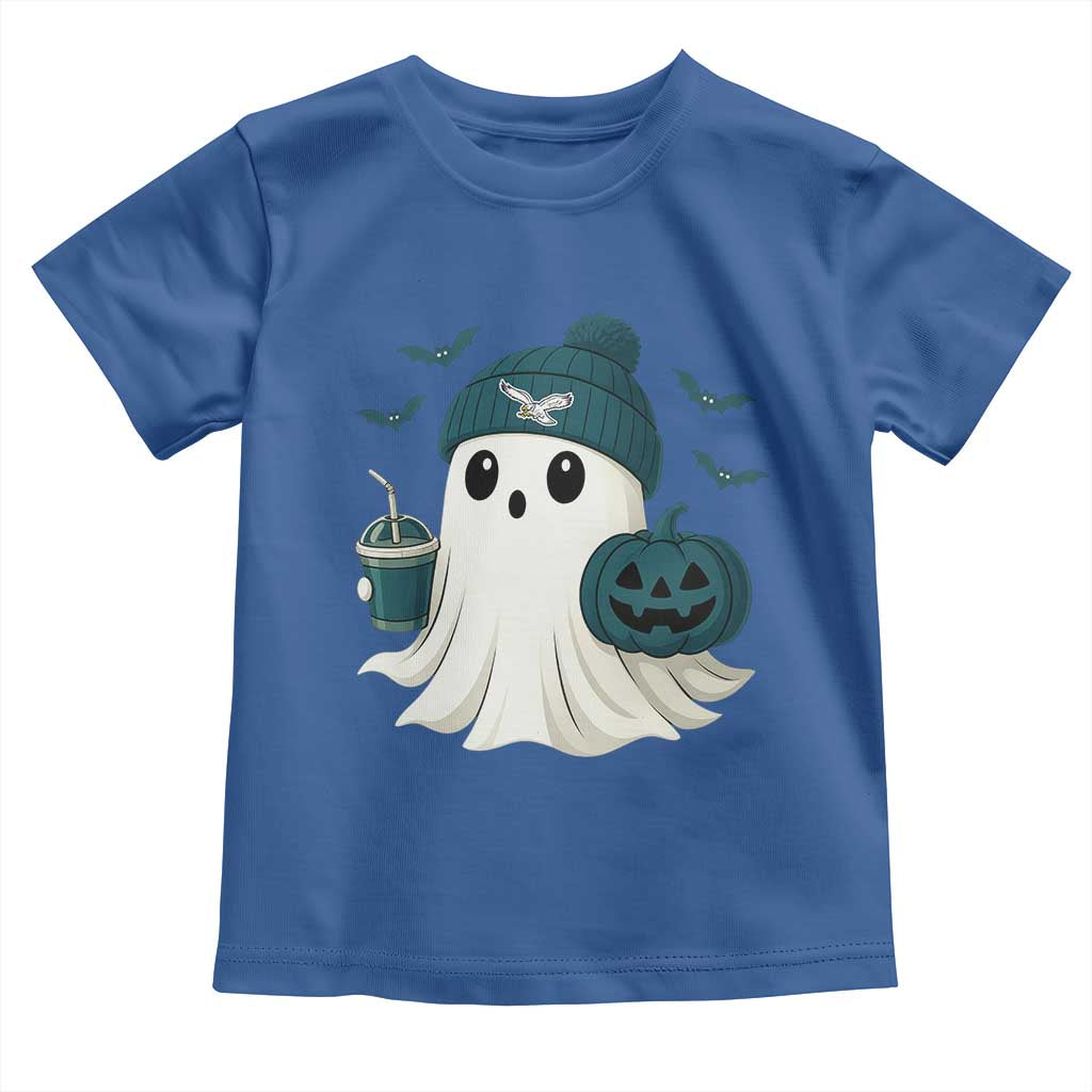 PFE Ghost Halloween Toddler T Shirt Retro Halloween Costume Philly Lover TS10 Royal Blue Print Your Wear