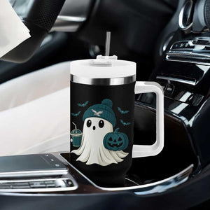 PFE Ghost Halloween Tumbler With Handle Retro Halloween Costume Philly Lover TS10 Print Your Wear