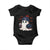 Ghost Halloween Baby Onesie Retro Patriots Halloween Costume TS10 Black Print Your Wear