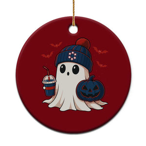 Ghost Halloween Ceramic Ornament Retro Patriots Halloween Costume TS10 1pc Red Print Your Wear