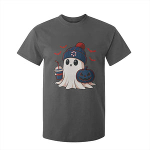 Ghost Halloween T Shirt For Kid Retro Patriots Halloween Costume TS10 Dark Heather Print Your Wear