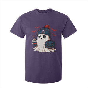 Ghost Halloween T Shirt For Kid Retro Patriots Halloween Costume TS10 Purple Print Your Wear