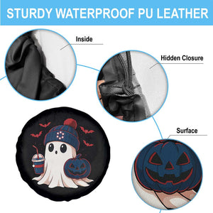 Ghost Halloween Spare Tire Cover Retro Patriot Halloween Costume TS10 Print Your Wear