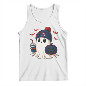 Ghost Halloween Tank Top Retro Patriot Halloween Costume TS10 White Print Your Wear