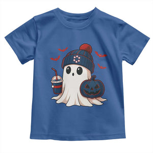 Ghost Halloween Toddler T Shirt Retro Patriot Halloween Costume TS10 Royal Blue Print Your Wear
