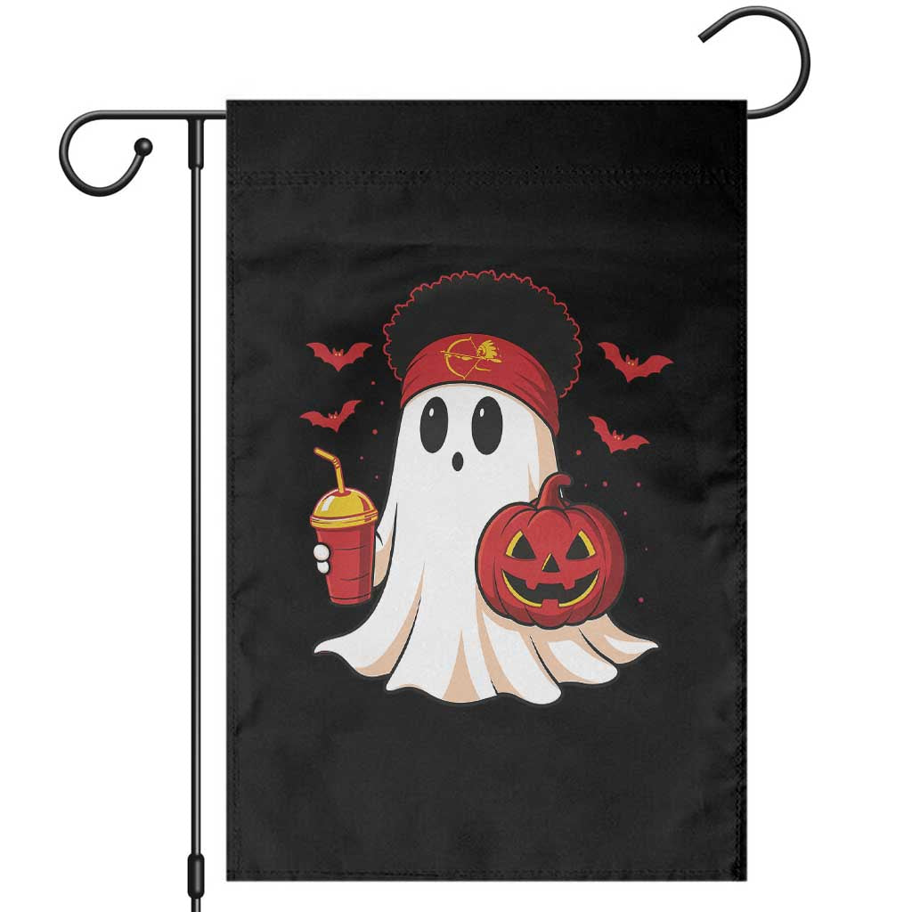Halloween KC Ghost Garden Flag Pumpkin Ghost Costume Football TS10 Black Print Your Wear