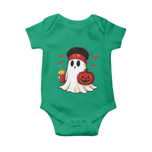 Halloween Chiefs Ghost Baby Onesie Pumpkin Ghost Costume TS10 Irish Green Print Your Wear