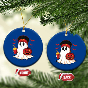 Halloween KC Ghost Ceramic Ornament Pumpkin Ghost Costume Football TS10 1pc Blue Print Your Wear