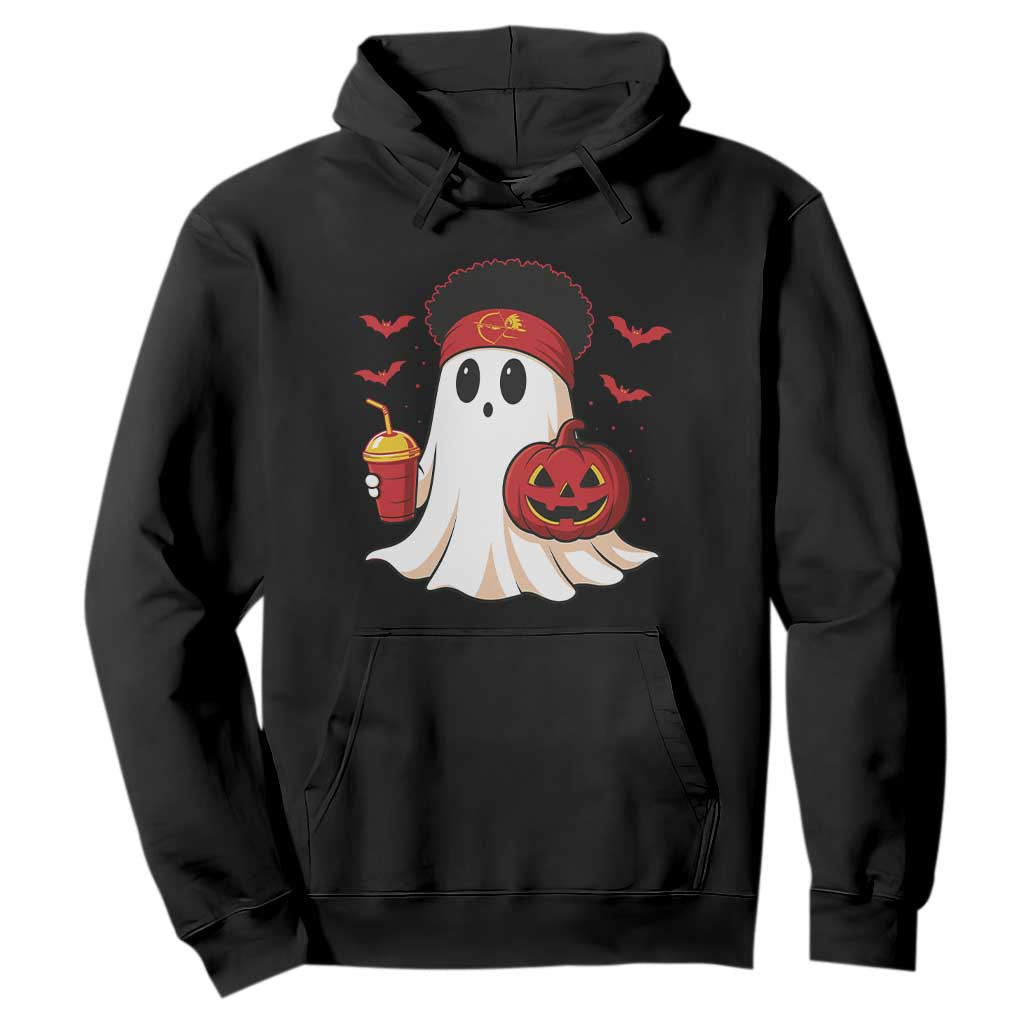 Halloween KC Ghost Hoodie Pumpkin Ghost Costume Football TS10 Black Print Your Wear