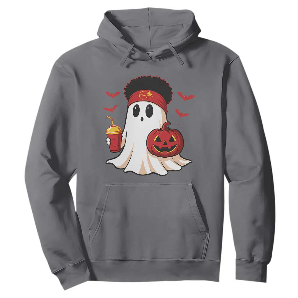 Halloween Chiefs Ghost Hoodie Pumpkin Ghost Costume TS10 Charcoal Print Your Wear
