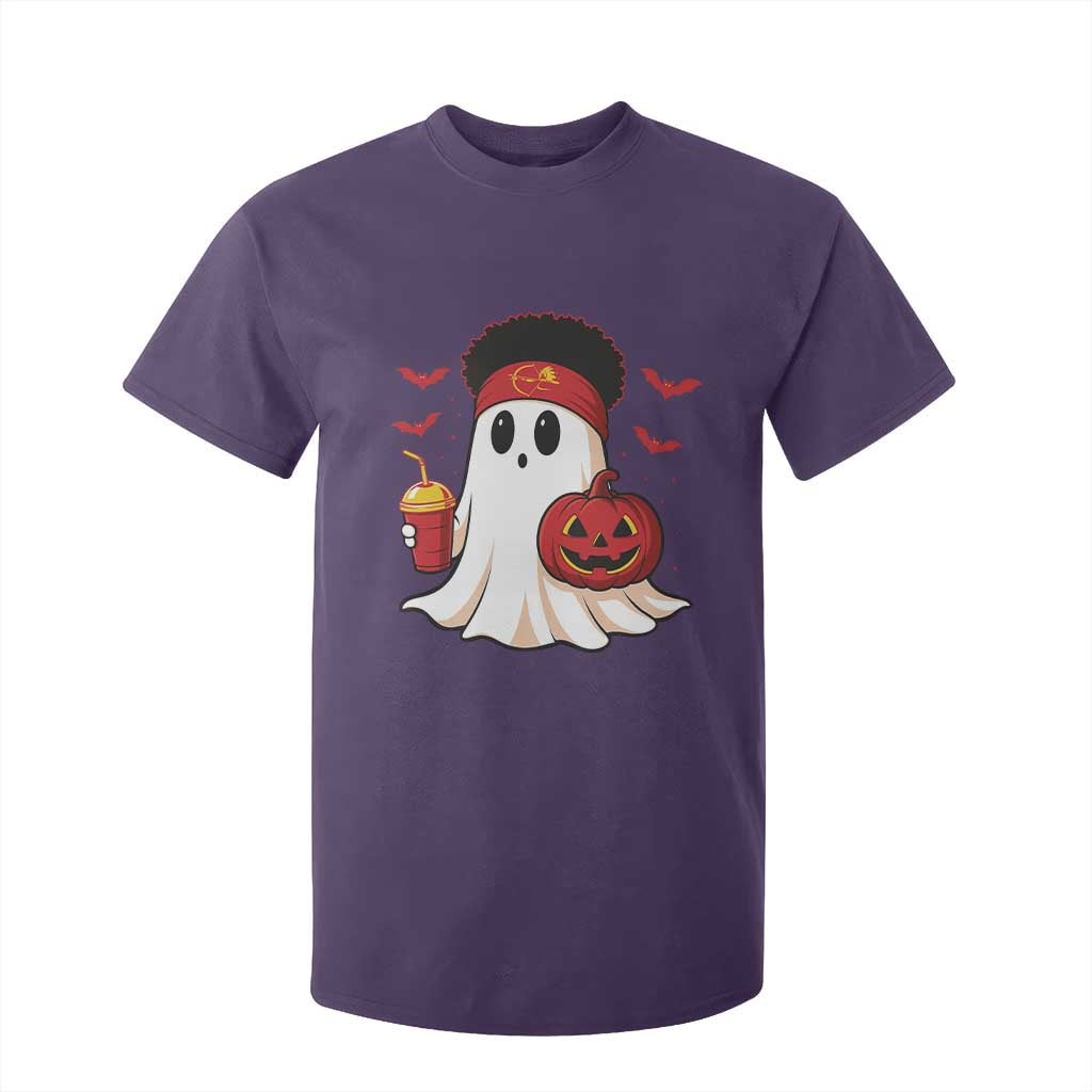 Halloween Chiefs Ghost T Shirt For Kid Pumpkin Ghost Costume TS10 Purple Print Your Wear