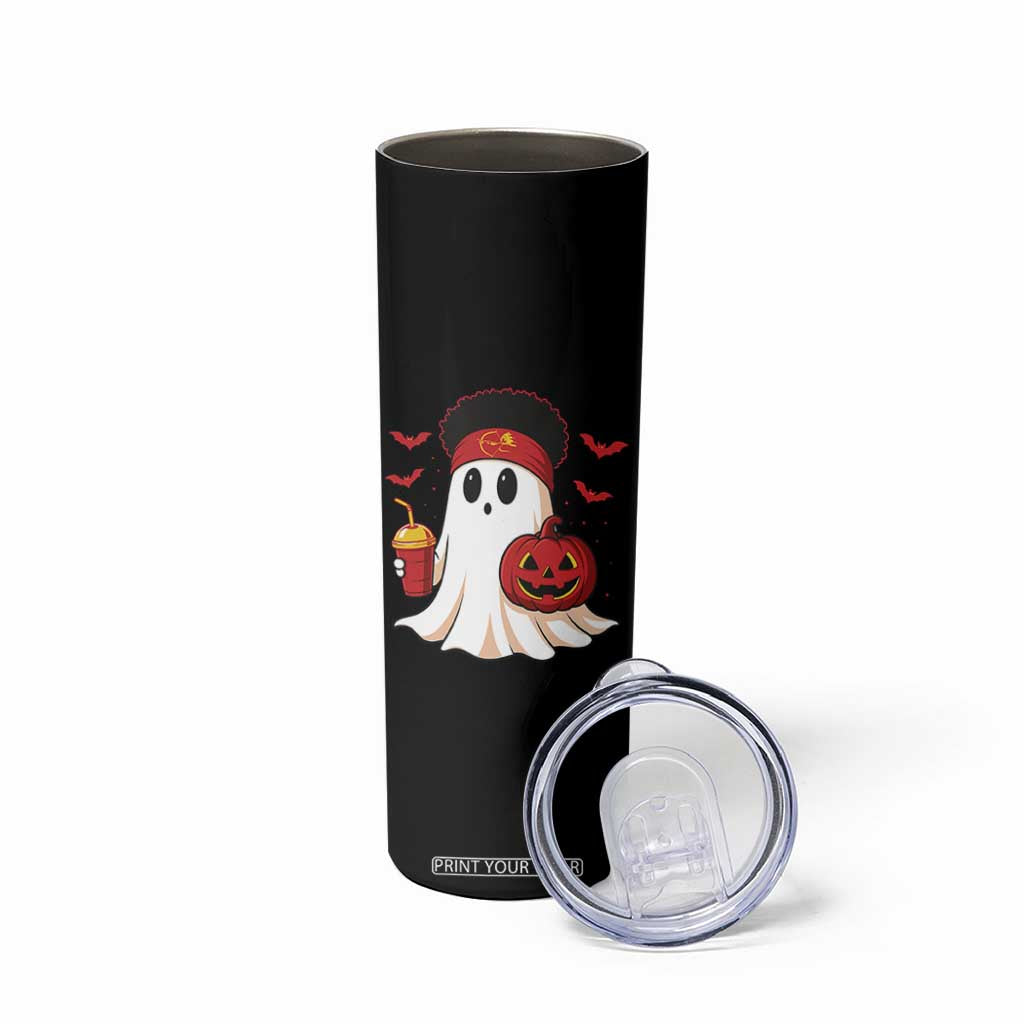 Halloween Chiefs Ghost Skinny Tumbler Pumpkin Ghost Costume TS10 Print Your Wear