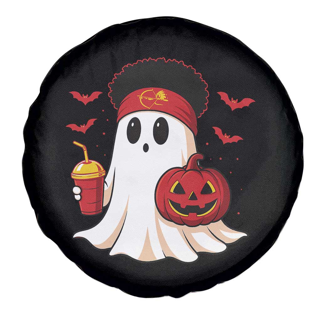 Halloween KC Ghost Spare Tire Cover Pumpkin Ghost Costume Football TS10 Print Your Wear
