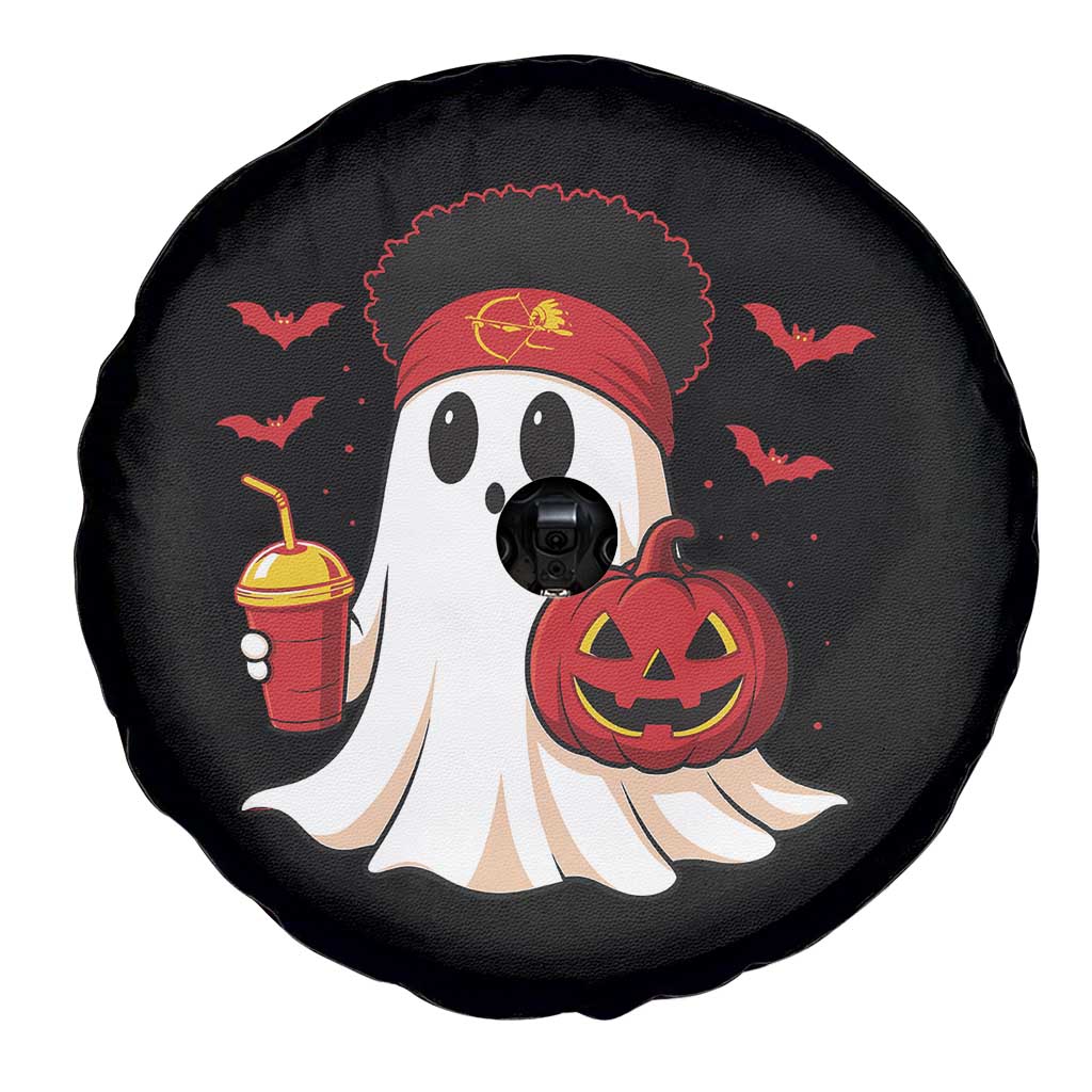 Halloween KC Ghost Spare Tire Cover Pumpkin Ghost Costume Football TS10 Print Your Wear