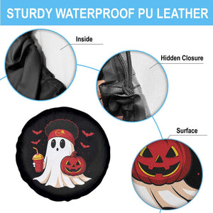 Halloween KC Ghost Spare Tire Cover Pumpkin Ghost Costume Football TS10 Print Your Wear