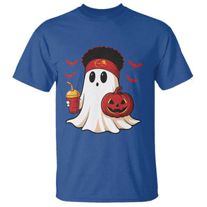 Halloween KC Ghost T Shirt Pumpkin Ghost Costume Football TS10 Royal Blue Print Your Wear