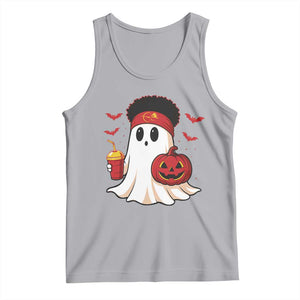 Halloween Chiefs Ghost Tank Top Pumpkin Ghost Costume TS10 Athletic Heather Print Your Wear