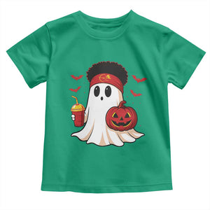 Halloween KC Ghost Toddler T Shirt Pumpkin Ghost Costume Football TS10 Irish Green Print Your Wear