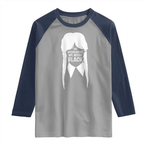 On Wednesdays We Wear Black Raglan Shirt Goth Halloween TS10 Sport Gray Navy Print Your Wear
