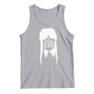 On Wednesdays We Wear Black Tank Top Goth Halloween TS10 Athletic Heather Print Your Wear