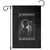 On Wednesdays We Wear Black Garden Flag Tarot Card Goth Halloween TS10 Black Print Your Wear