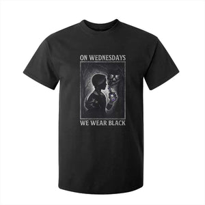 On Wednesdays We Wear Black T Shirt For Kid Tarot Card Goth Halloween TS10 Black Print Your Wear
