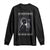 On Wednesdays We Wear Black Long Sleeve Shirt Tarot Card Goth Halloween TS10 Black Print Your Wear